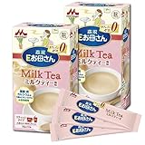 【Amazon.co.jp限定】森永 Eお母さん ミルクティー風味 18g×12本入×2箱セット 【妊娠期~授乳期】 カフェインゼロ 葉酸 鉄 カルシウム