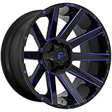 FUEL OFF-ROAD D644 CONTRA 20X10, 6X135/5.5, 4.75, -19mm GLOSS BLACK BLUE TINTED CLEAR - D64420009846