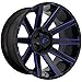 FUEL OFF-ROAD D644 CONTRA 20X10, 6X135/5.5, 4.75, -19mm GLOSS BLACK BLUE TINTED CLEAR - D64420009846