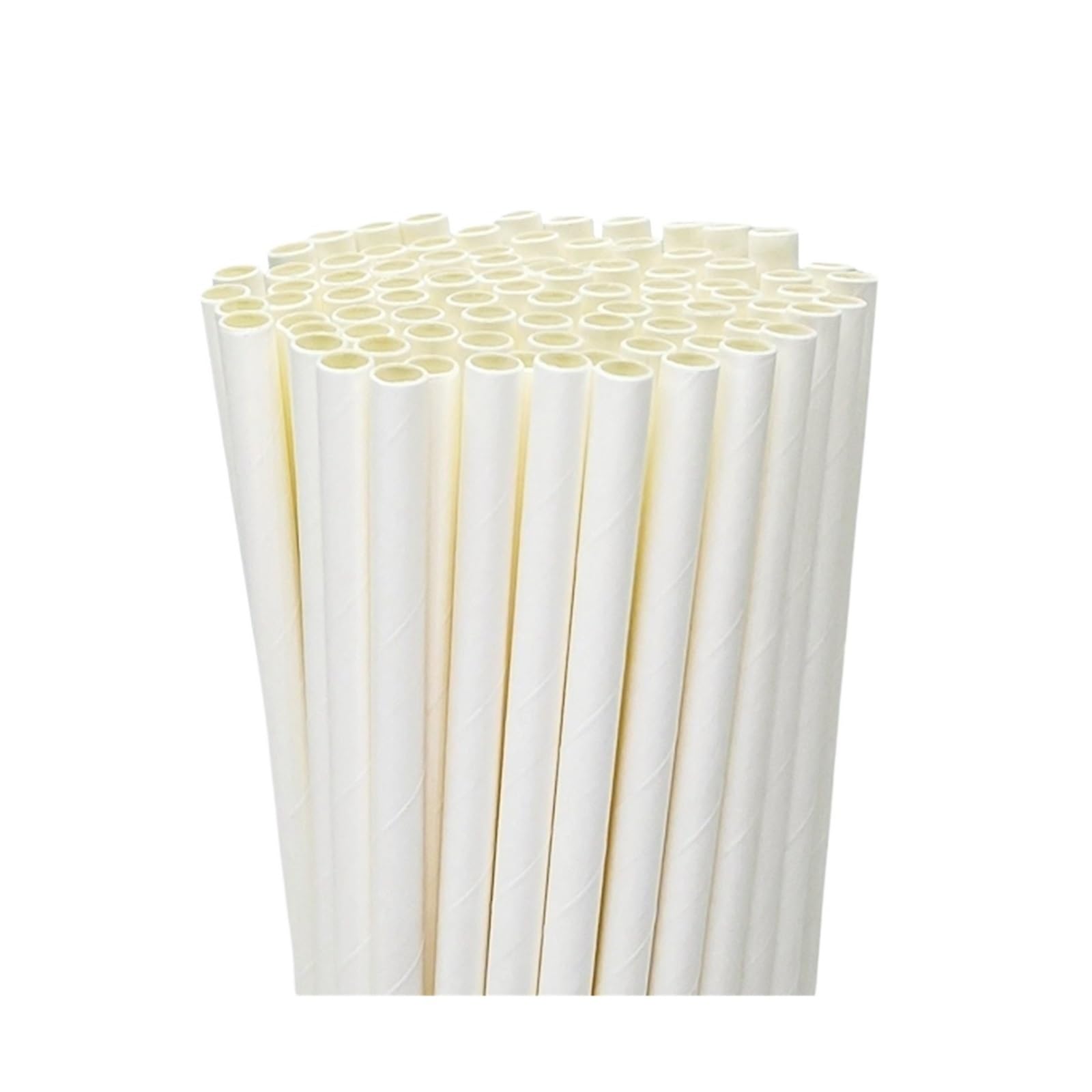 Pailles jetables en papier kraft qui ne ramollissent pas lot de 400 pour grand anniversaire