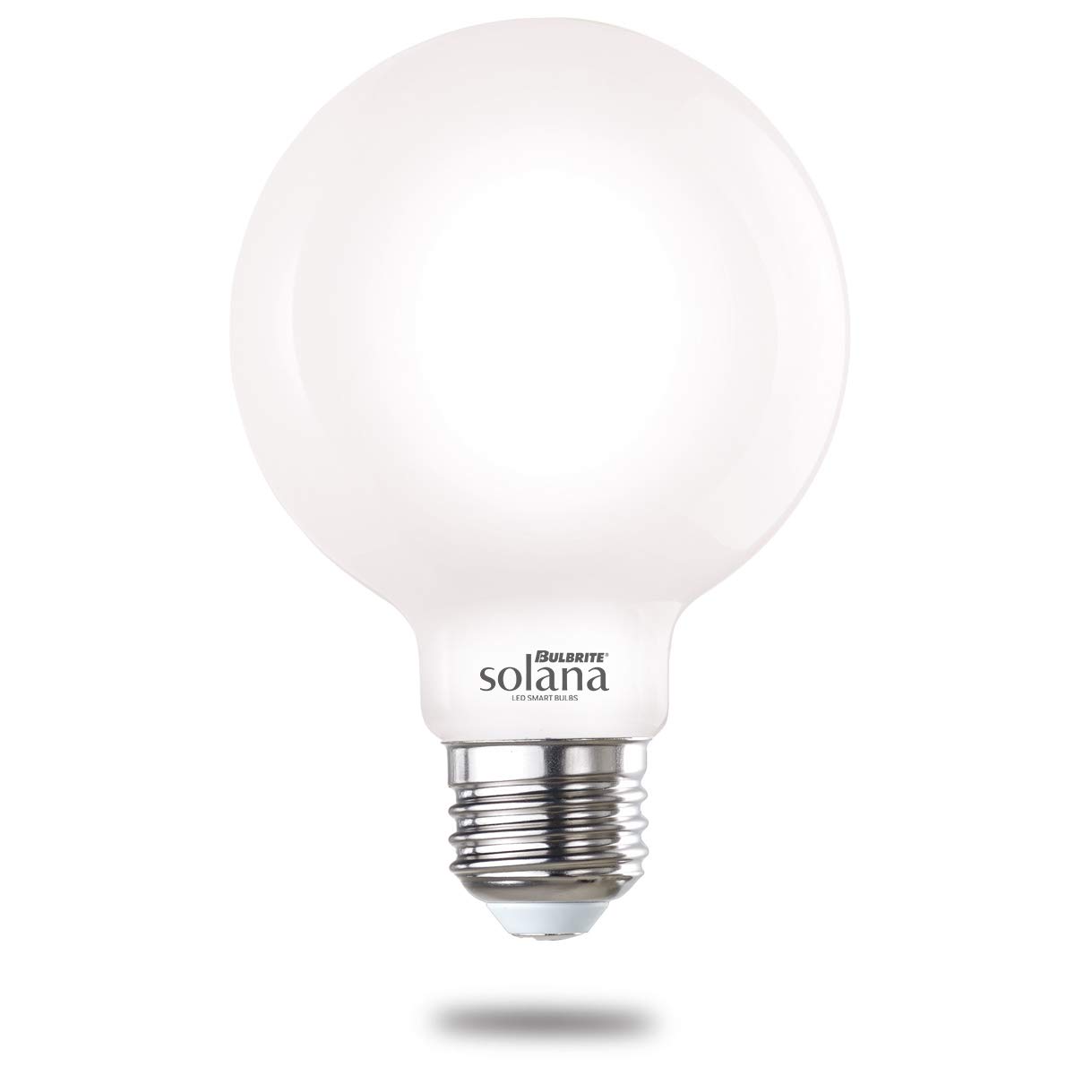 Bulbrite 60 Watt Equivalent G25 with Medium Screw Base E26 in Milky Finish Dimmable 2200-6500K Solana WiFi LED Light Bulb 2- Pack 293121