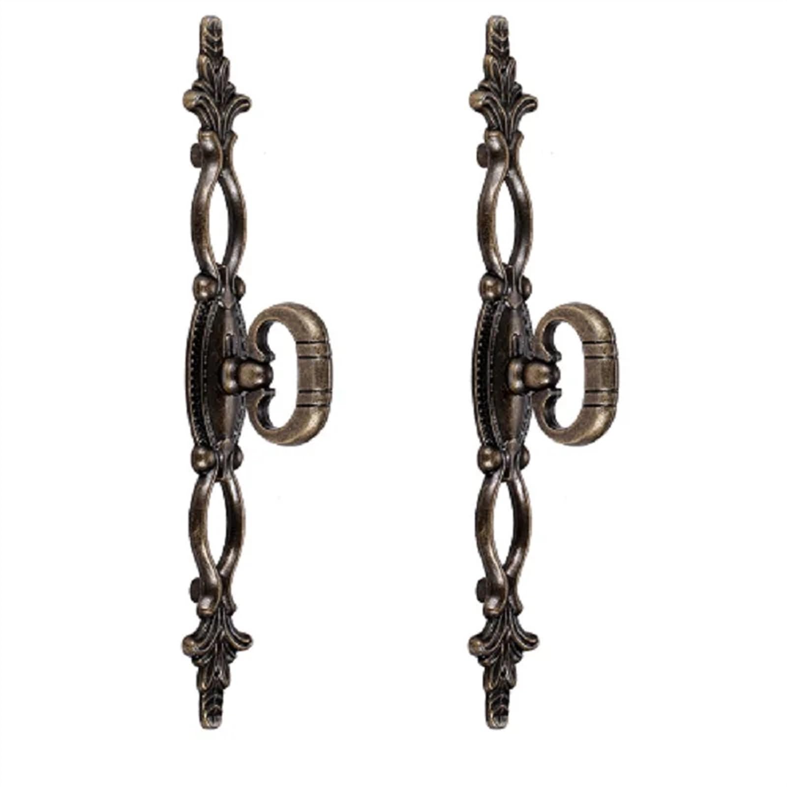 Perilla de anillo de flor de bronce para reparar y decorar cajones de gabinetes