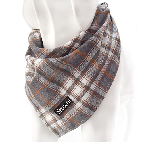 Soft Washable Plaid Bandanas for Dogs and Cats,Adjustable Triangl...