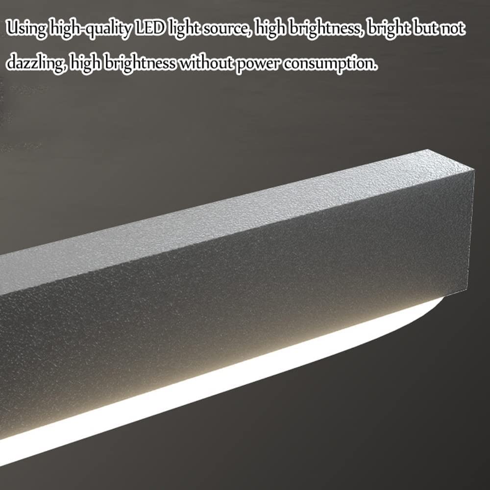 Nowoczesna lampa wisząca z długim pierścieniem z oświetleniem LED i reflektorem, metalowa lampa wisząca do jadalni, salonu i baru. Regulowana lampa sufitowa, żyrandol - złoty - A