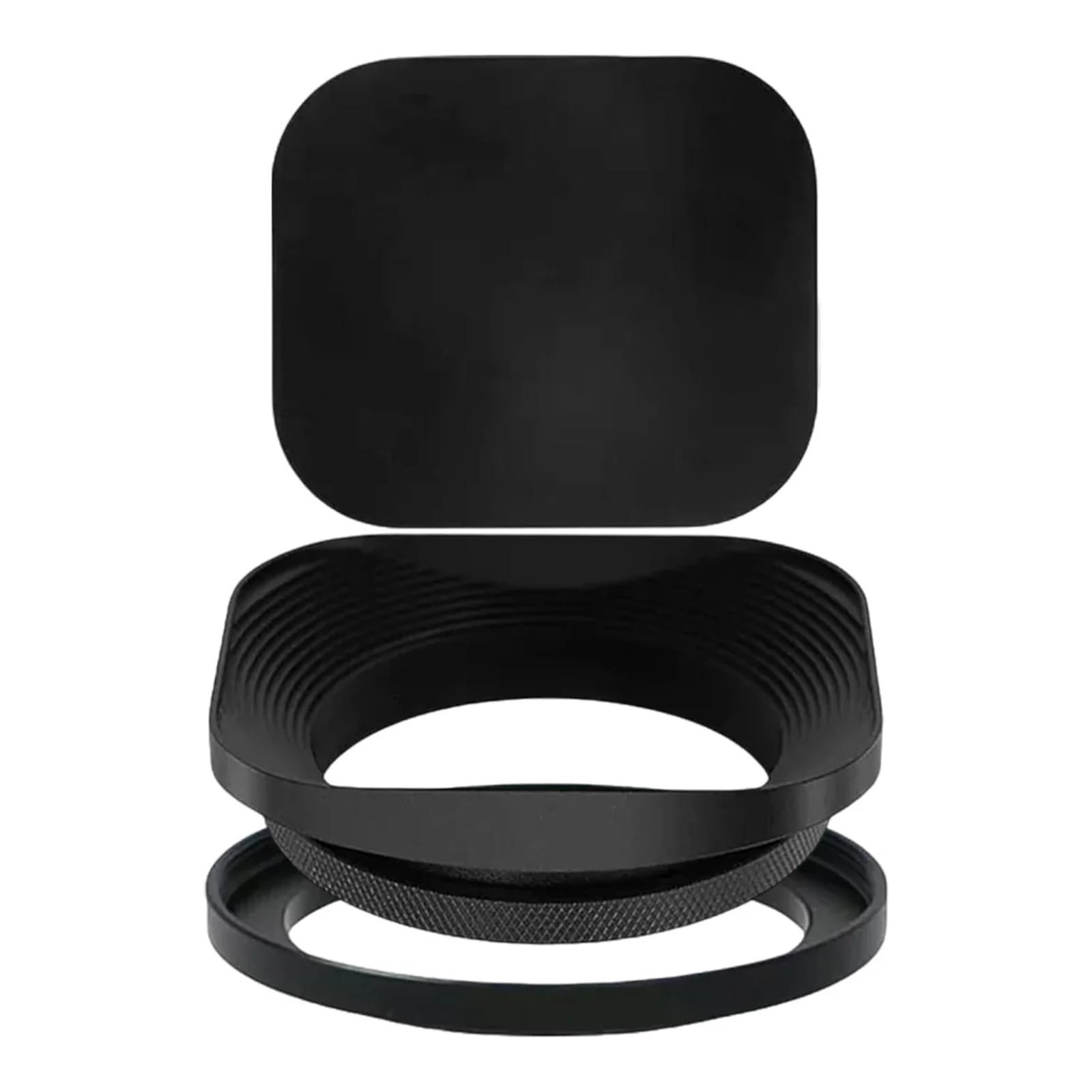 Paraluce quadrato retrò, calibro multiplo 37-52 mm | Paraluce universale for ridurre la luce diffusa for la fotografia(39mm)