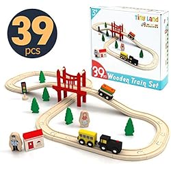 wooden train set for 1 year old