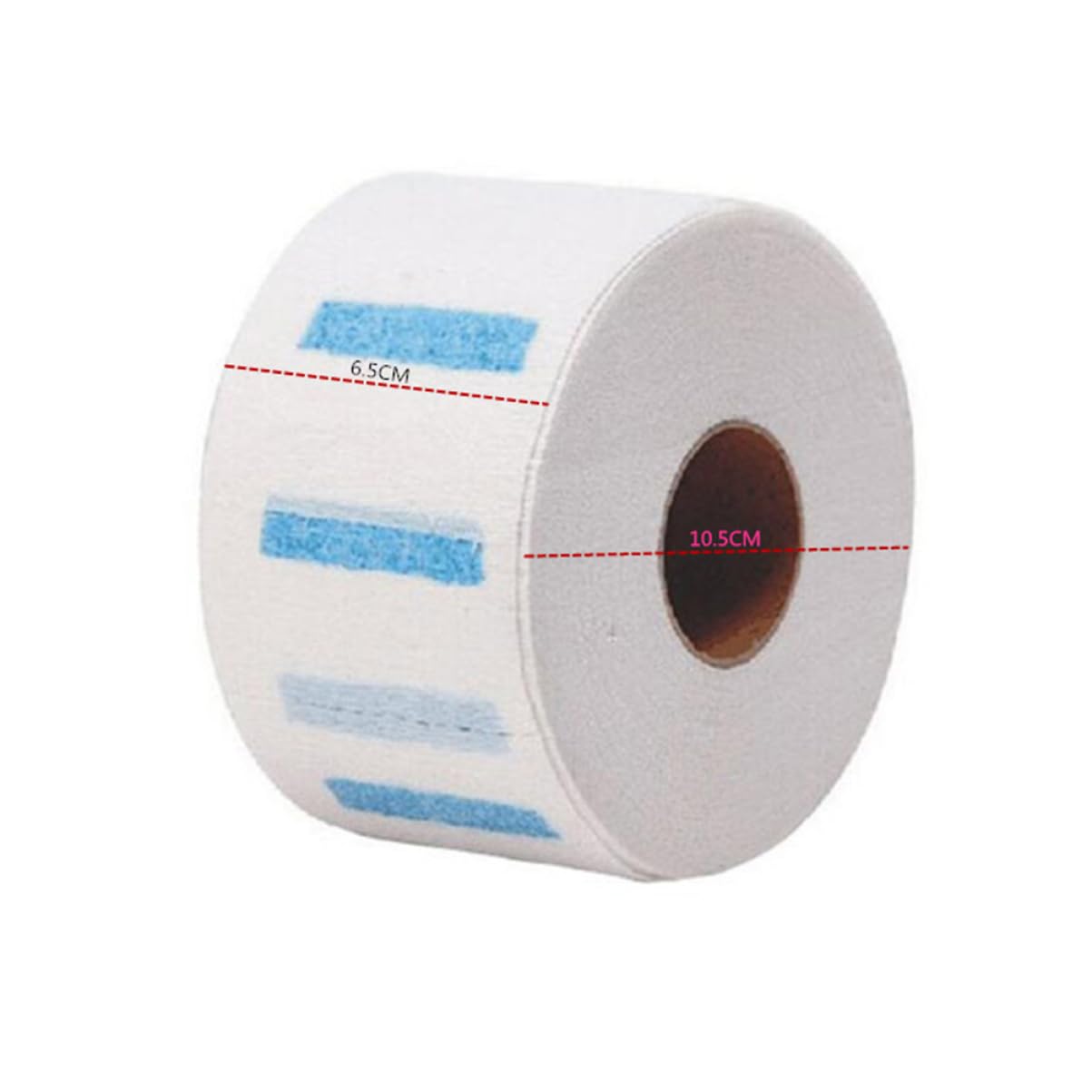 Fascia Protettiva Collo Monouso 10 Pezzi in Pure Wood Pulp | Taglio Chioma a Casa e Salone, Facile da Conservare, Uso Pratico, Confezione Compatta
