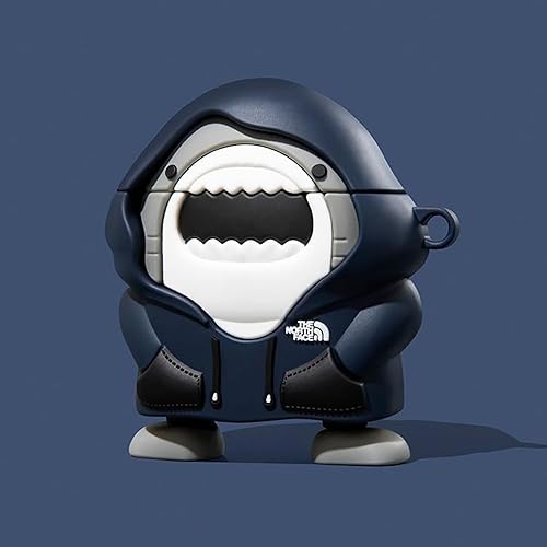 Miniatura 3 de ZOSTLAND 2 fundas para auriculares inalámbricos, lindo llavero grueso y suave, anillo portátil de silicona a prueba de golpes, compatible con Apple