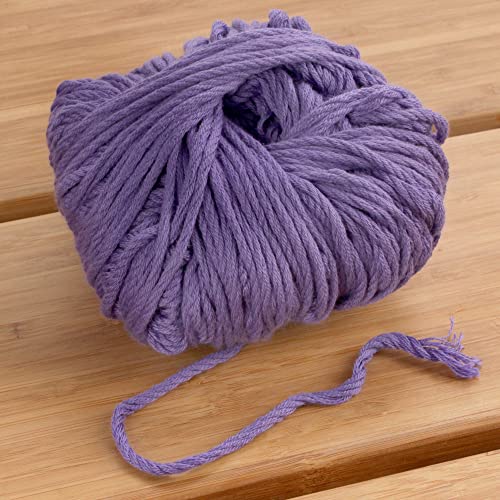 JubileeYarn Bamboo Cotton Chunky Yarn - 100g/Ball - Mulberry - 4 Balls, 6001 Mulberry - Image 3