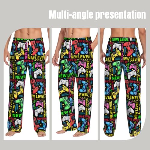 Men's Lounge Pants, Separate Bottoms with Pockets - Funny Pjs for Sleep & Lounging2
