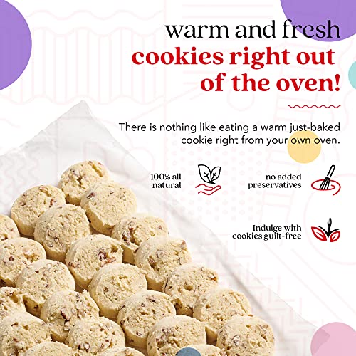 David's Cookies Butter Pecan Preformed Frozen Cookie Dough - Ready To Bake Cookies - Easy To Bake - Great For Sharing While Bonding With Family And Friends (96 Pcs) #TOP5