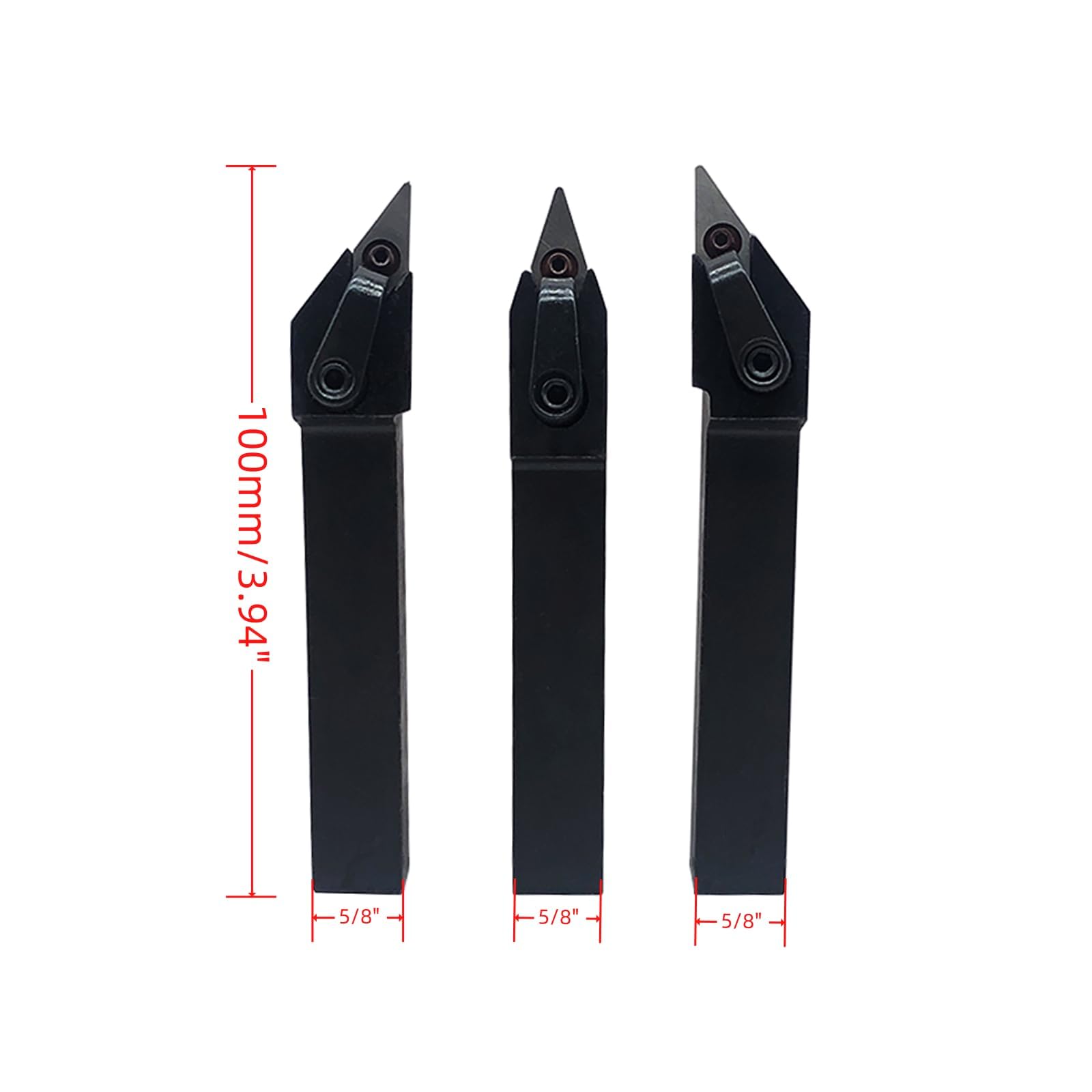 13PC 5/8" outil de tournage 16mm MVJNR1616H16 + MVVNN1616H16+MVJNL1616H16 barre d'alésage de tour CNC indexable+10PC VNMG160404-MA/VNMG331-MA insert d'outil de tournage en carbure indexable