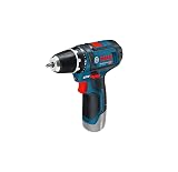 System profesjonalny 12 V firmy Bosch: wiertarko-wkrętarka akumulatorowa GSR 12V-15 (2 akumulatory 2,0 Ah + ładowarka, 39-częściowy zestaw osprzętu, torba) – zestaw Amazon Exclusive