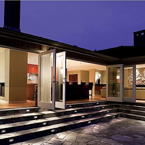 Goodlite G-20015 Led Universal (Vertical-Horizontal) Indoor Outdoor Step, 3W 200 Lm Stair Light 120V, 3000K Warm White #TOP5