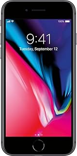 Apple iPhone 8, 128GB, Space Gray - Fully Unlocked (Renewed)