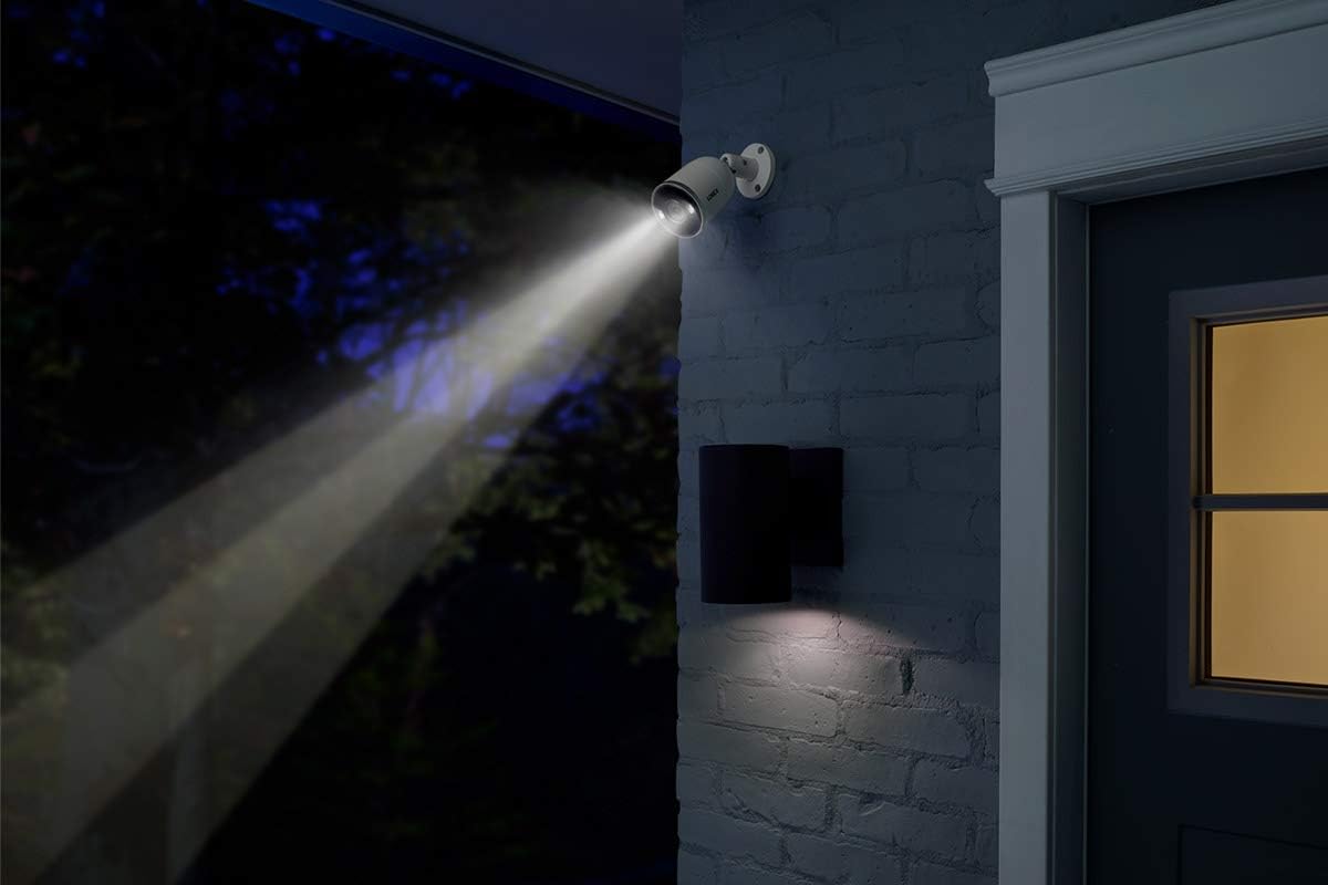 Lorex 4K Ultra HD Indoor/Outdoor Active Deterrence Add-On Metal IP Security Camera with Smart Motion Plus, 150ft Night Vision, Color Night Vision, Two-Way Talk Audio [Requires Recorder]