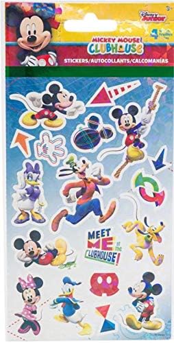 Miniatura 6 de Disney Mickey y Minnie Mouse libros para colorear y calcomanías de lujo para niños pequeños, paquete incluye 2 libros para colorear, hojas de