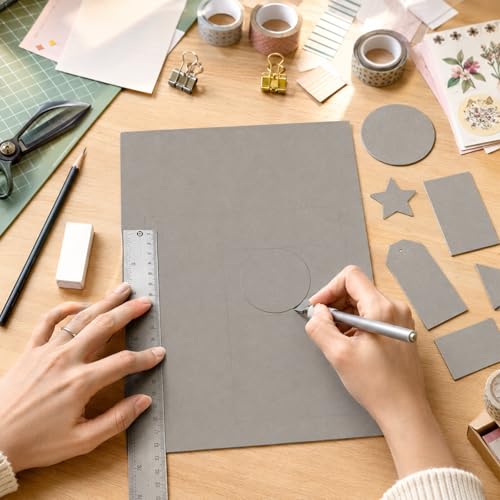 Somime 20Pack 10x12.5 Grey Chipboard Sheets Craft Cardboard by Somime - Used condition - Image 5