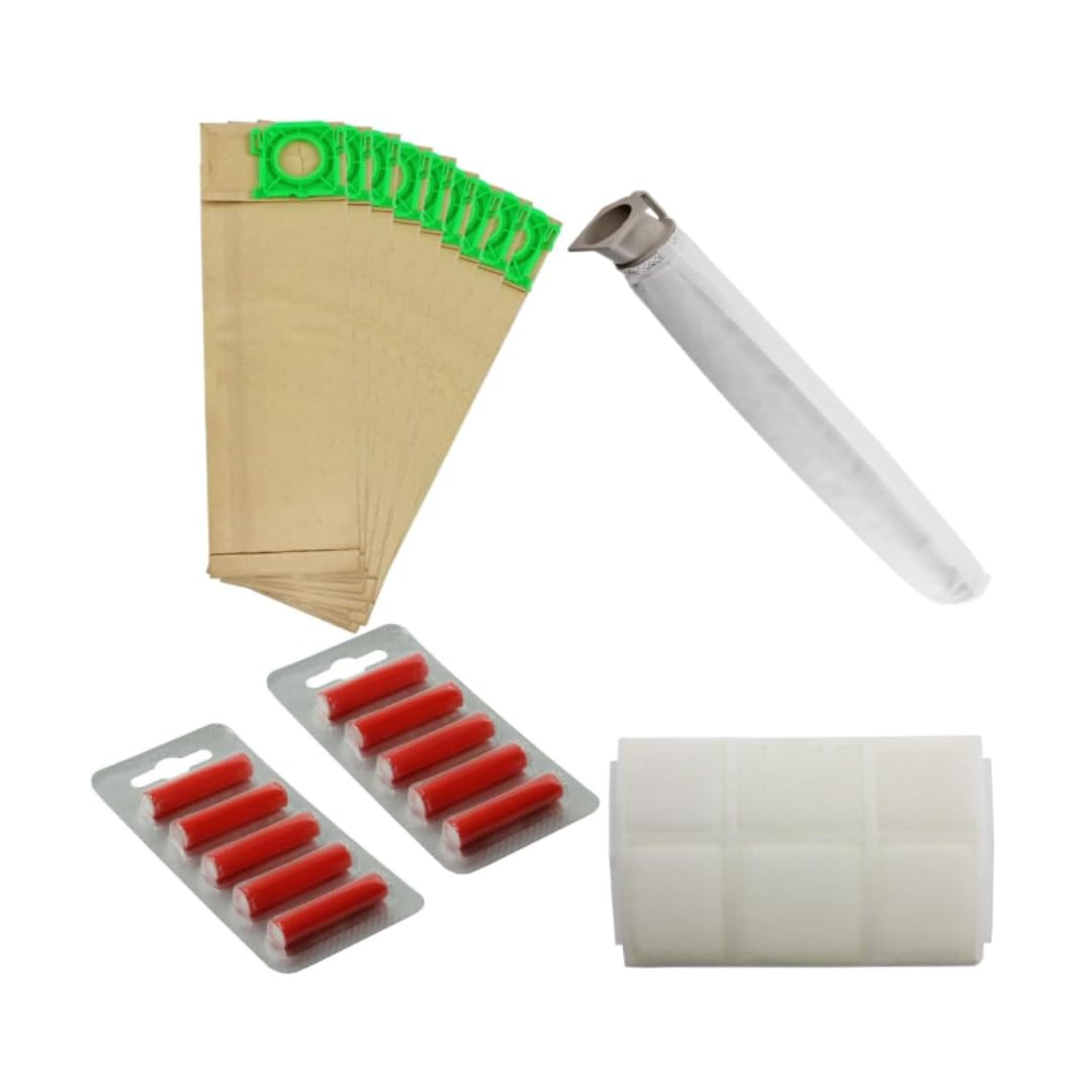 UTIZ Service Kit 10x Paper Dust Bags 2x Filters & Air Fresheners Compatible with Sebo X1 X1.1 X4 X5 Models Vacuum Hoover Cleaner