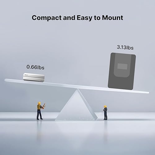 Miniatura 2 de Controlador de carga solar MPPT inteligente de 50 A, ligero, 0.66 libras, IP68 impermeable, sistemas de baterías de litio de 12 V24 V48 V,