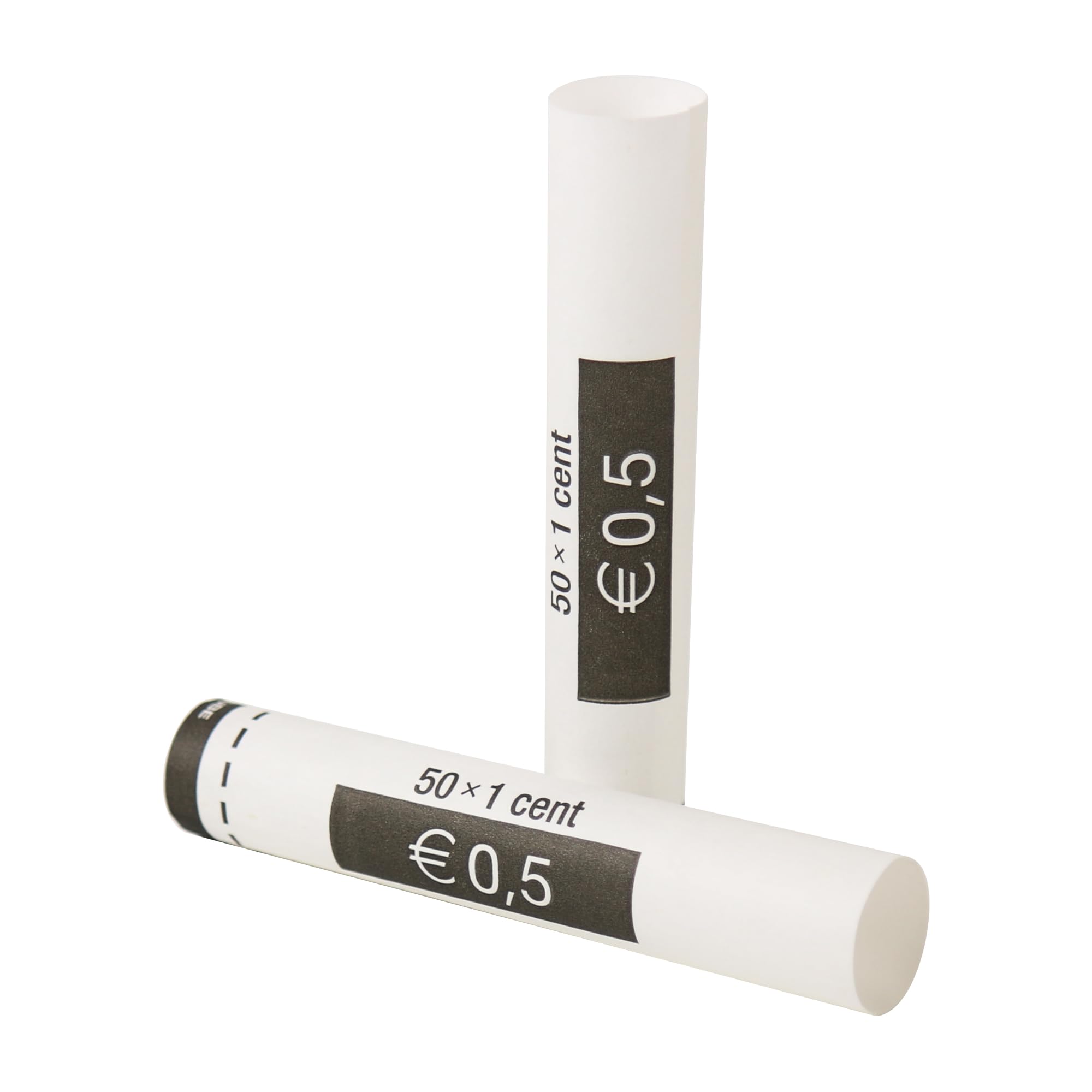 Lot de 1000 tubes euro papier pour pièces de 0,01Euro