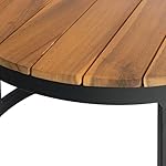 OUTLIV. Loungetisch Blair 2-teiliges Set Natur/Schwarz