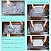 Prettyia Wooden Paper Making Papermaking Mould Frame Screen Mesh Tool Kits for Paper Handcraft DIY Paper Craft, Set of 3Pcs