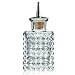 Cocktail Bitters Bottle - Vintage Square Glass Design with Cork and Stainless Steel Dasher Top - 3-ounces Professional Bar Set Accessory Tool for Making Craft Cocktails