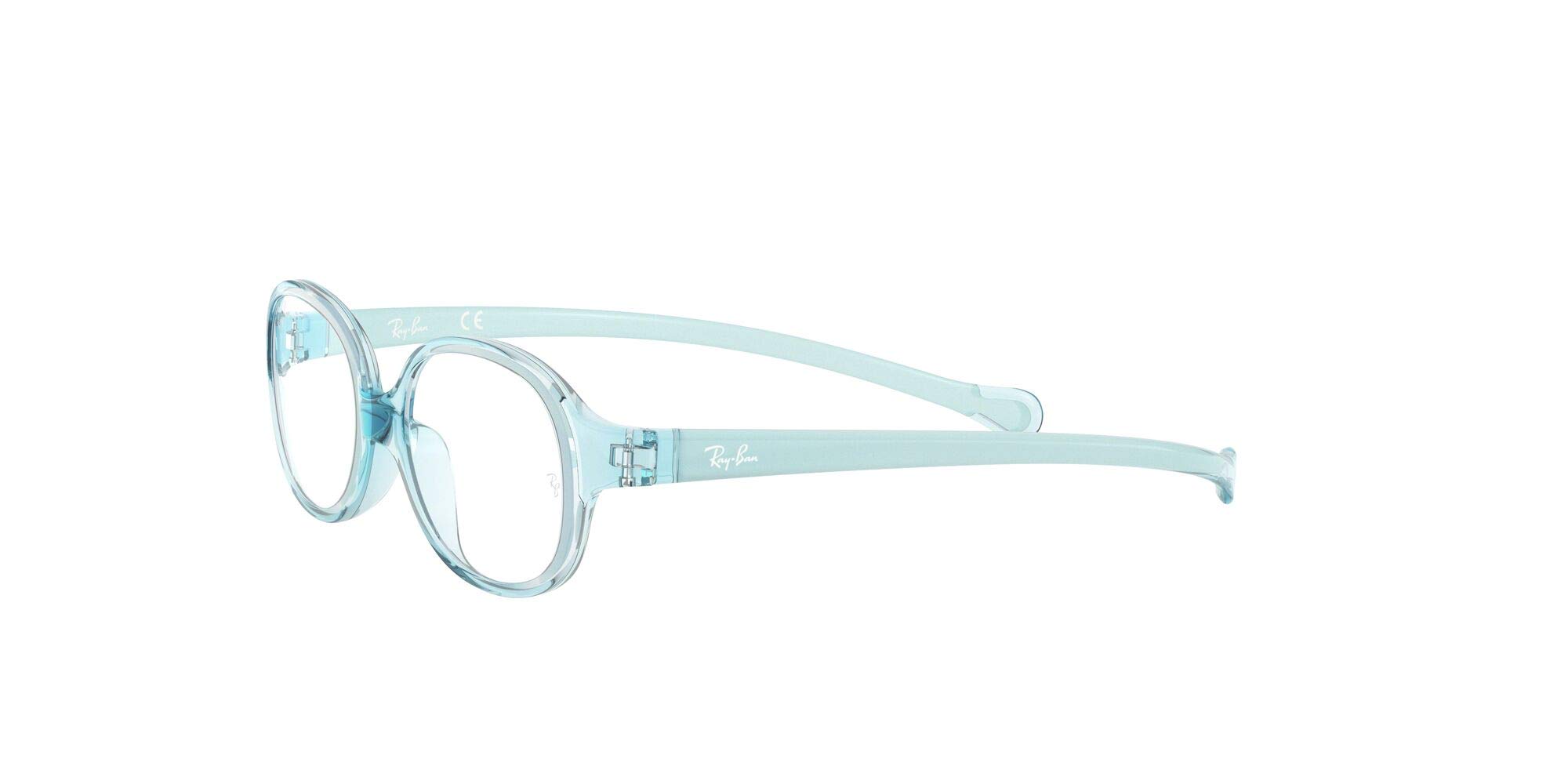 Ray-Ban Junior Kids RY1587 owalne oprawki do okularów korekcyjnych, Przezroczysta soczewka jasnoniebieska/demonstracyjna, 39 mm
