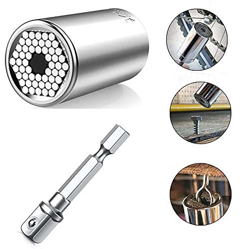 Exbrith 13 Stück Universal-Steckschlüssel Reparatur, Funktions Handwerkzeuge Reparatur, Flexible Power Bit Schaft Bits, für Artikelreparatur, für Alle Mutterngrößen - Image 5