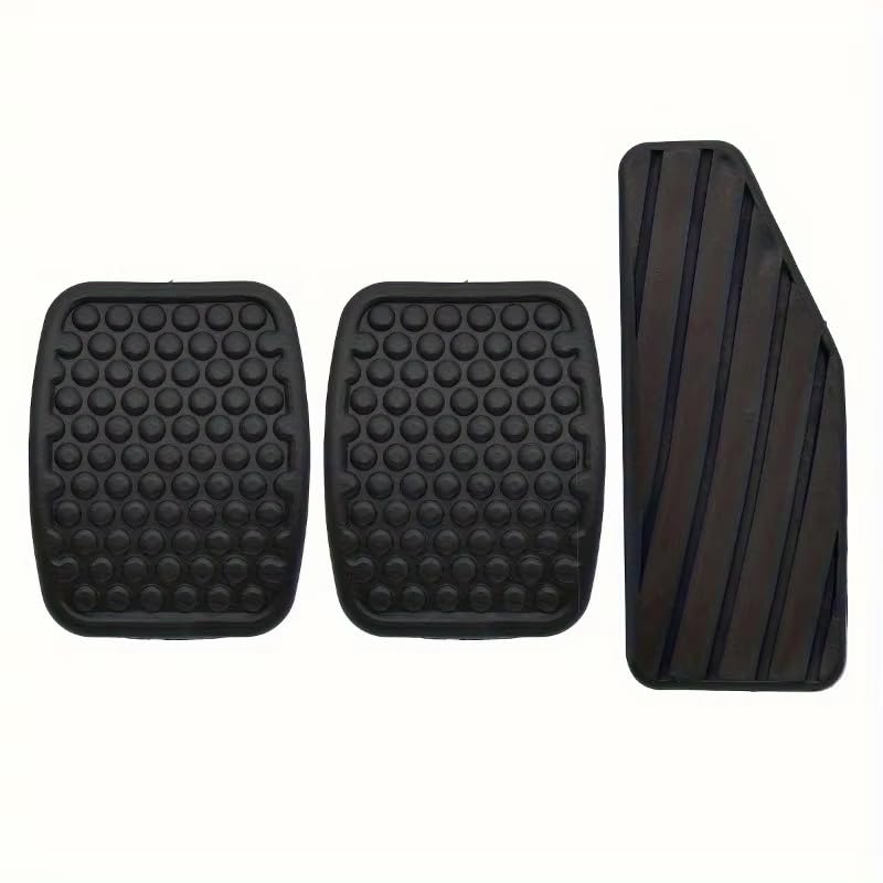 3 Stück Auto Pedalbelag Set für VW Golf 7 MK7 2013-2020, Pedalkappen Schutz rutschfest Gaspedal Kupplungspedal Gummibezug Autozubehör