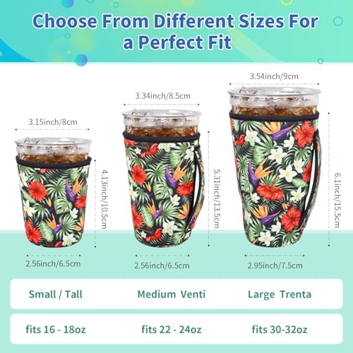 50% Off 3-Pack Reusable Neoprene Iced Coffee Sleeves - Image 2