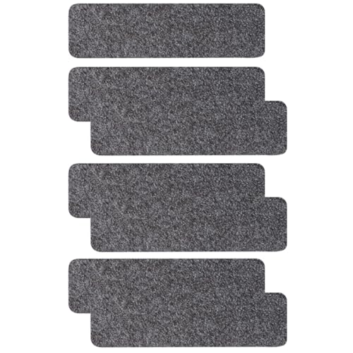 Alfombrillas antideslizantes autoadhesivas protector de escaleras gris reducción de ruido