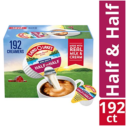 Land O Lakes Mini Moo’s Half & Half Creamer Singles, Shelf-Stable, 192 Count #TOP2