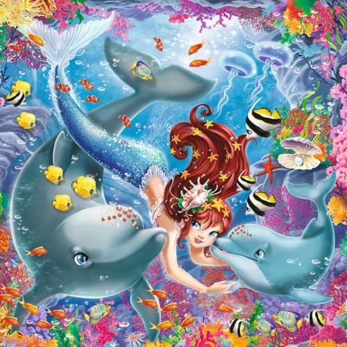 Ravensburger Puzzle pour Enfants 08063 Adorables sirènes pour Enfants à partir de avec 3 x 49 pièces - vue 5