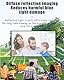 Potufa Beamer Leinwand mit Stativ, 120-Zoll 16:9 HD Projektor Leinwand mit Tragepaket, Outdoor Indoor Schnelles Falten Tragbare für Camping, Heimkino, Büro, Schule, Präsentation
