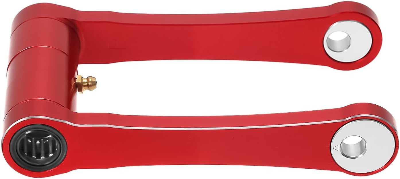 CRF300L/Rally Lowering Link Adjustable -25mm-45mm Suspension Compatible With CRF 300L /Rally 2021-2025 3D Motorcycle Rear Drop Link Lowering Linkage Arm (Red)