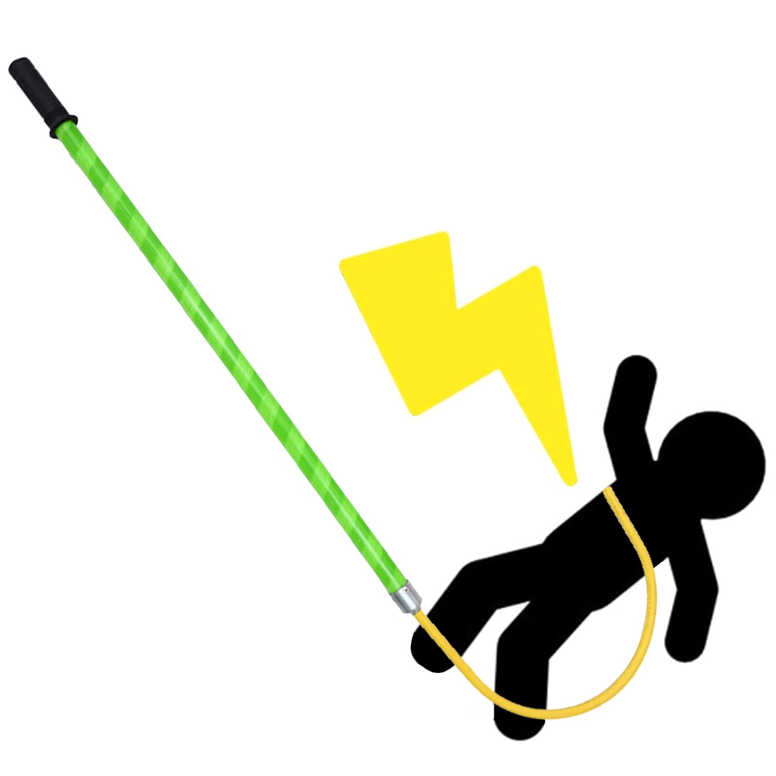 GTHTUHFD 18-Inch Opening Rescue Hook, Insulating Rescue Hook, Epoxy-Insulated Pole, Emergency Rescue And Maintenance Of Live Lines, For Power Plants/Factories,Green-1.5m/4.9ft