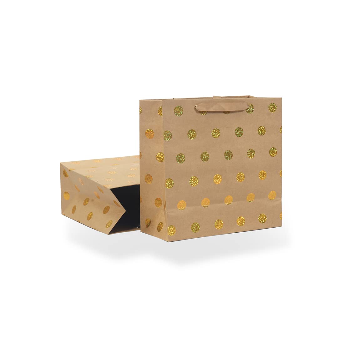 Crown Greetings Golden Dots Gift Bags - Paper Bags for Return Gifts - Paper Gift Bag - Medium Carry Bags for Gifting - Paper Bags - Medium Paper Bags -Goodie Bags with Tissue - Gift Covers (B0BDVPWC7P) Amazon Price History, Amazon Price Tracker