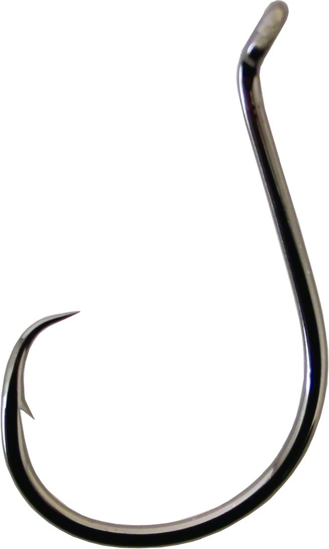 Gamakatsu221418 Octopus Circle Hook Zero Offset 6per pk/Blk/Size 8/0