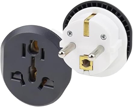 2 ADET Evrensel Uluslararası Priz Fiş Adaptör Çevirici 16A 250V Seyahat fişi Dönüştürücü Adaptörü, 200'den fazla ülkede ABD/Avustralya/UK, CE sertifikalı