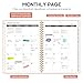 2026 Planner, Weekly and Monthly Calendar Planner, January 2026 - December 2026, Hardcover 2026 Calendar Book with Tabs For Women & Men, Inner Pocket, Spiral Bound, Perfect for Office Home School Supplies - A5 (6.3