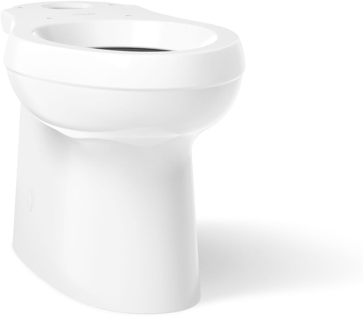 Kohler 5309-0 Cimarron® Elongated toilet bowl with skirted trapway, White
