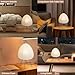 TONGNIDA Japanese Rice Paper Lamp Bedside Table Lamps for Living Room,Paper Lantern Light,Japanese Decor Akari Noguchi Lamp with Button Switch,17INCH Japandi Tripod Lantern Lamps for Desk,E26 Base