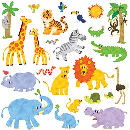Vinilos decorativos Jungle Animals para niños