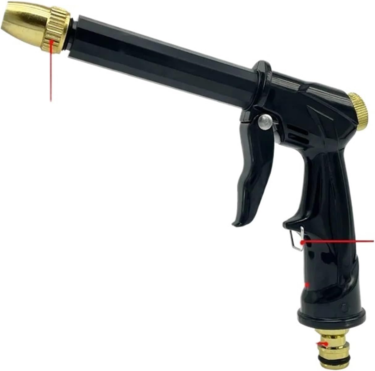 High Pressure Water Hose Nozzle Spray, Adjustable Hose Nozzle