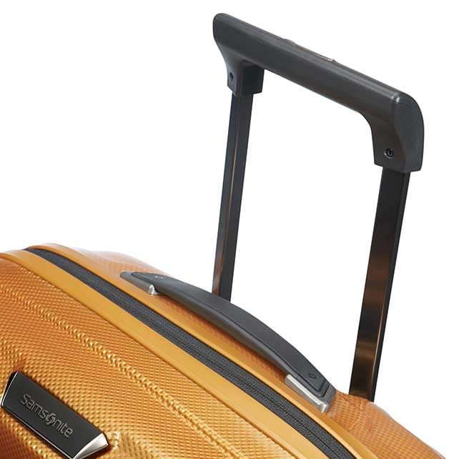 Image of Samsonite Proxis 69 cm Medium Check-in Polypropylene (PP) 8 Wheels Spinner Hard Luggage /Suitcase /Trolley Bag for Travel (Gold)