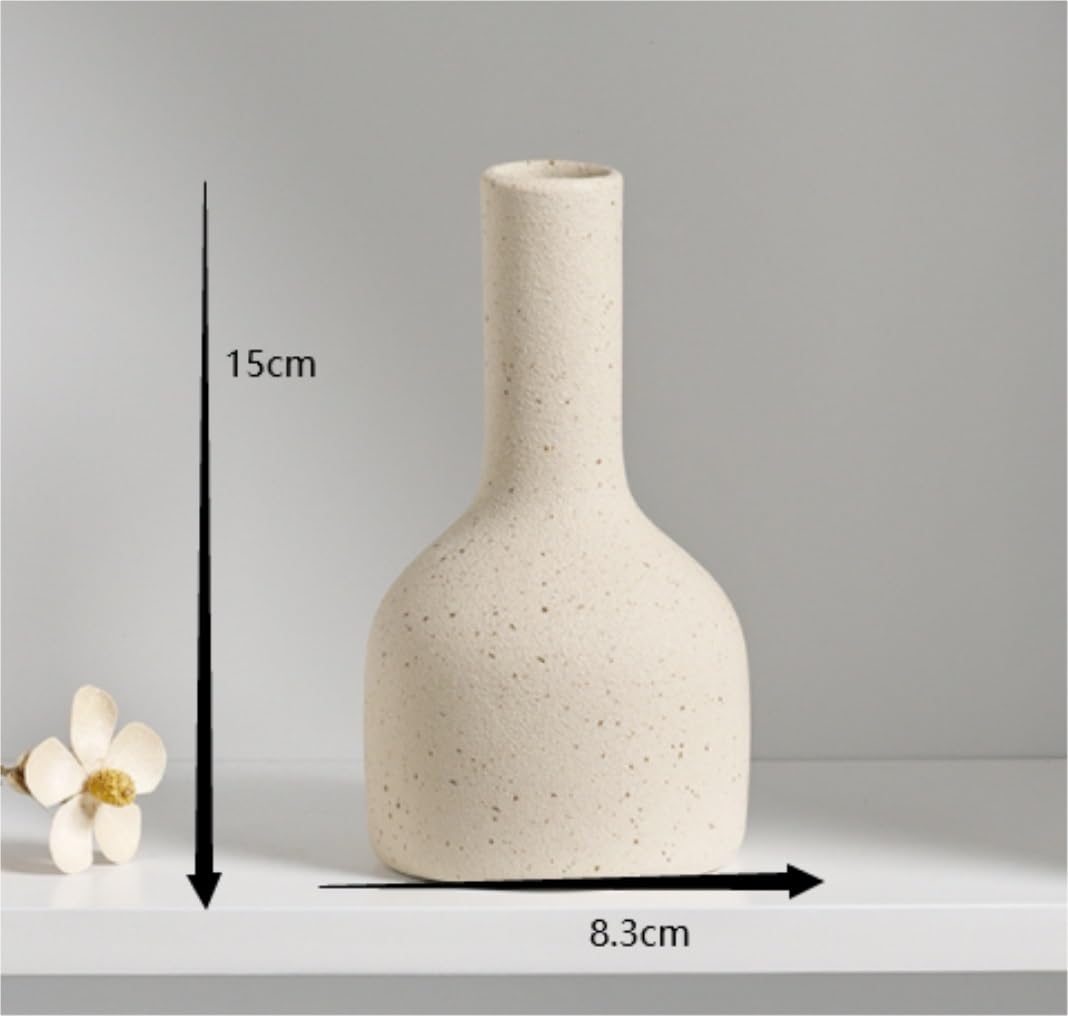 Wazon Kwiaty Ceramiczny Rustykalny Farmerski Bielony Terakotowy Gliniany Wazony Dekoracyjne Centralne Elementy Do Wazonów