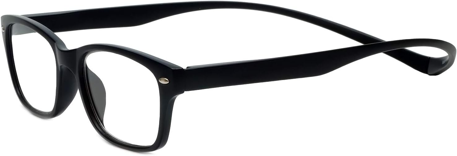 Magz Greenwich Transition Glasses Men Women Photochromic Reading Glasses Matte Black Readers +3.00 Magnetic Frame