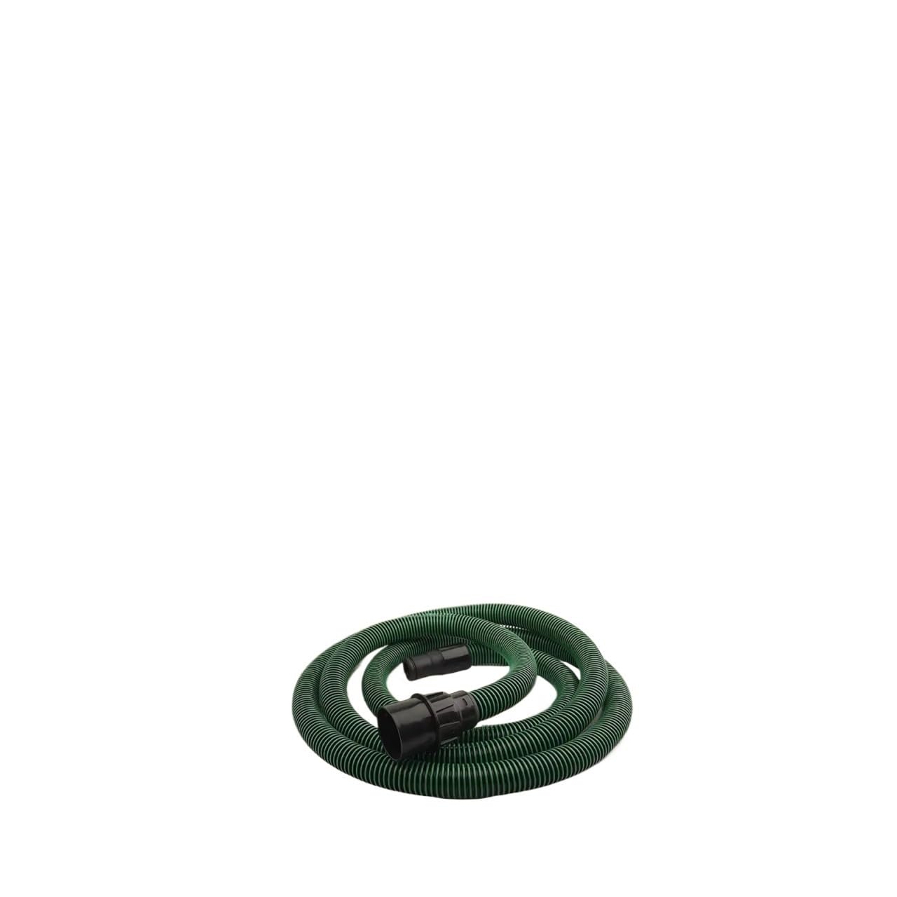 Manguera de vacío D27/manguera de extracción antiestática de 3,5/5 m | Lijadoras de repuestos for aspiradoras de plástico verde con manguera roscada(5M)